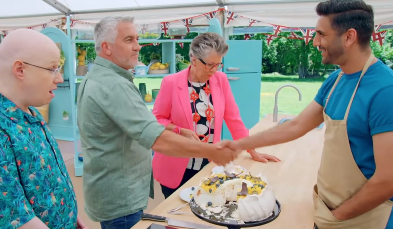 Handshake moment with Chigs Parmar