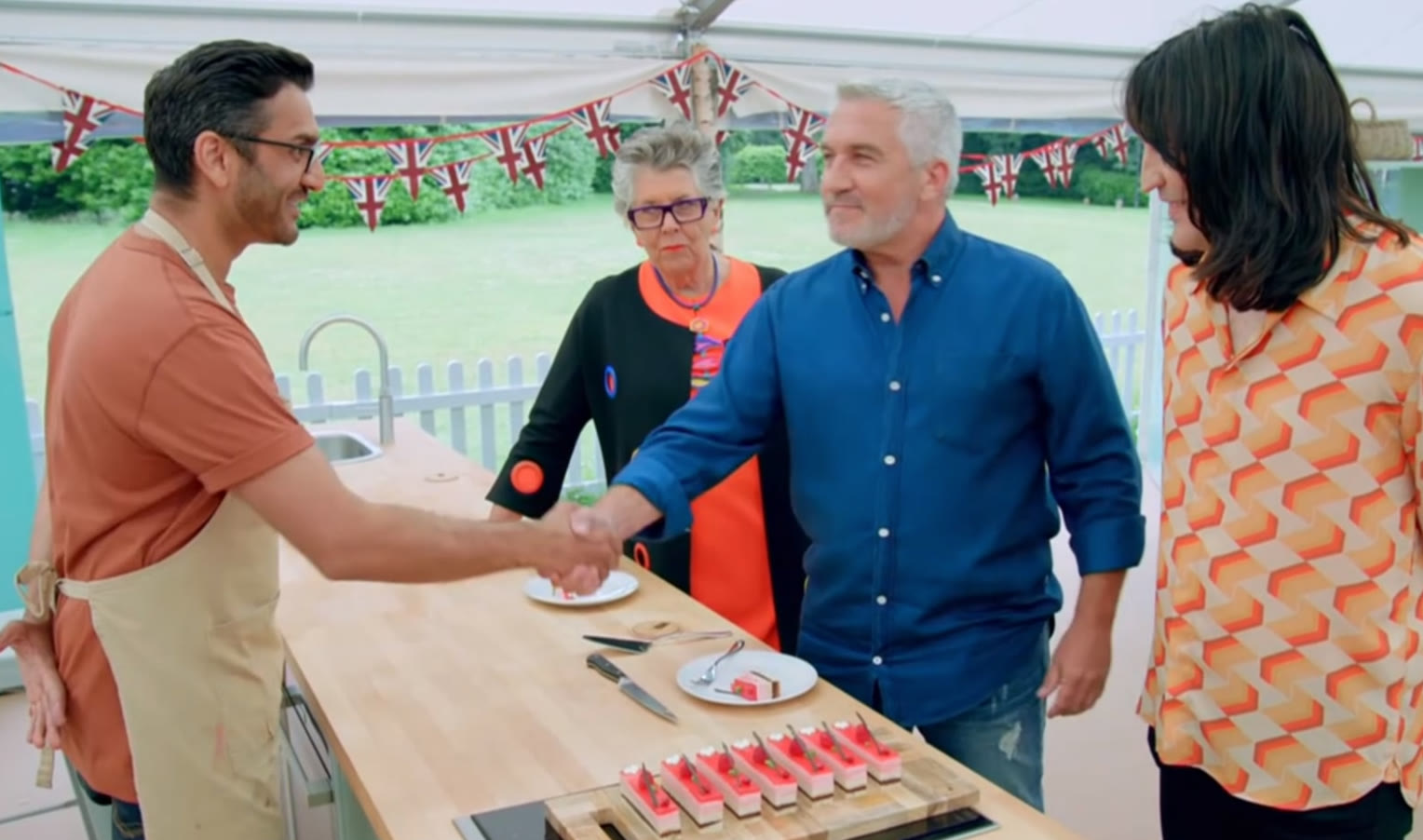 Handshake moment with Chigs Parmar